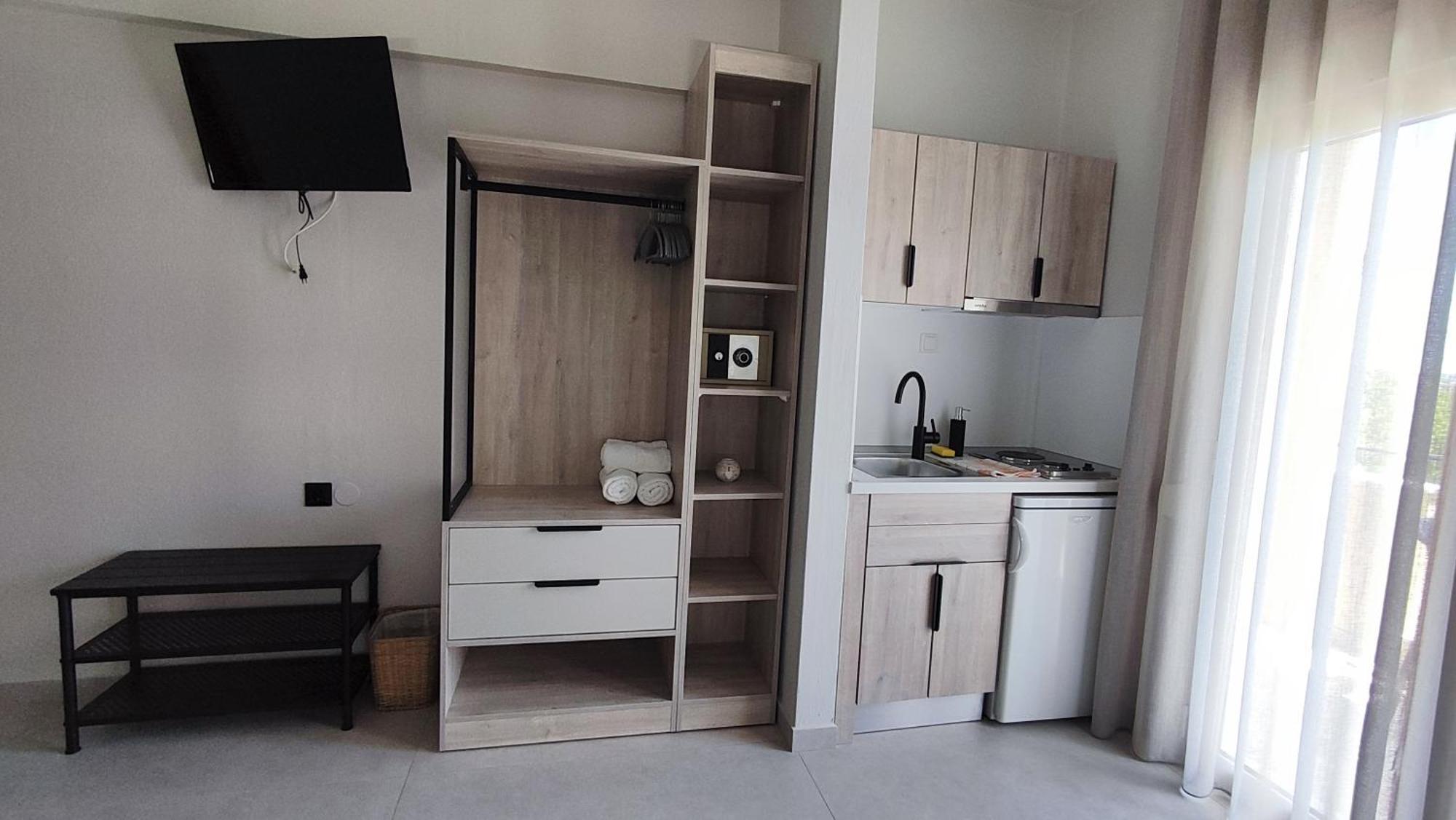 Nostos Studios Golden Beach Khrysi Ammoudia Eksteriør bilde